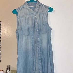 American Eagle denim sleeveless dress